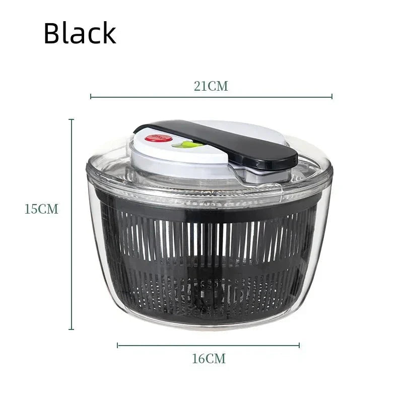 3L Multifunctional Salad Spinner – The All - in - One Freshness Station - GiftMira