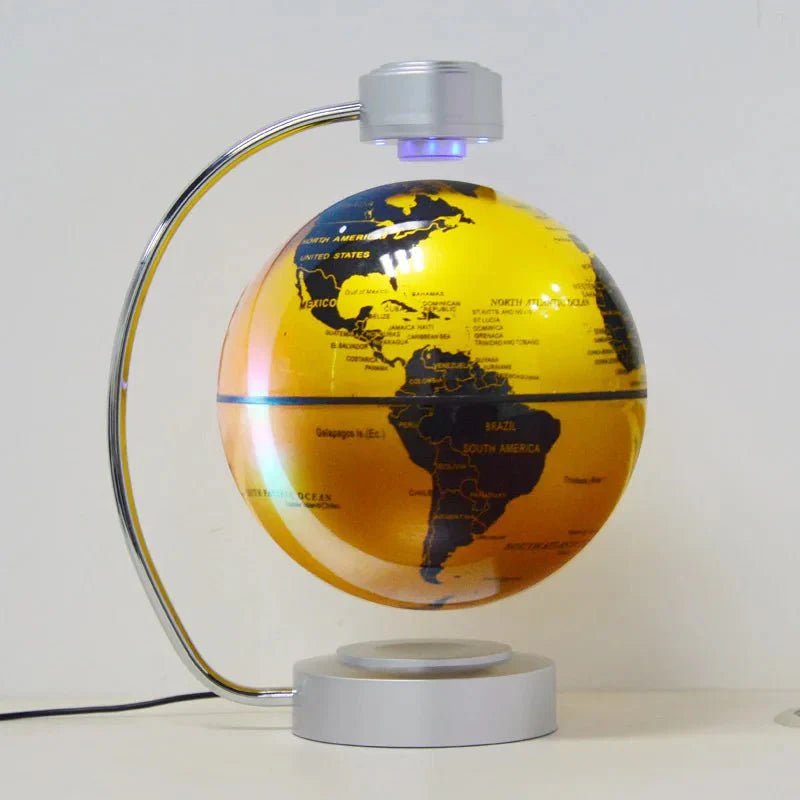 Levitating Globe 8" LED Luminous Floating World Map Globe Gift for Men Home Office - GiftMira