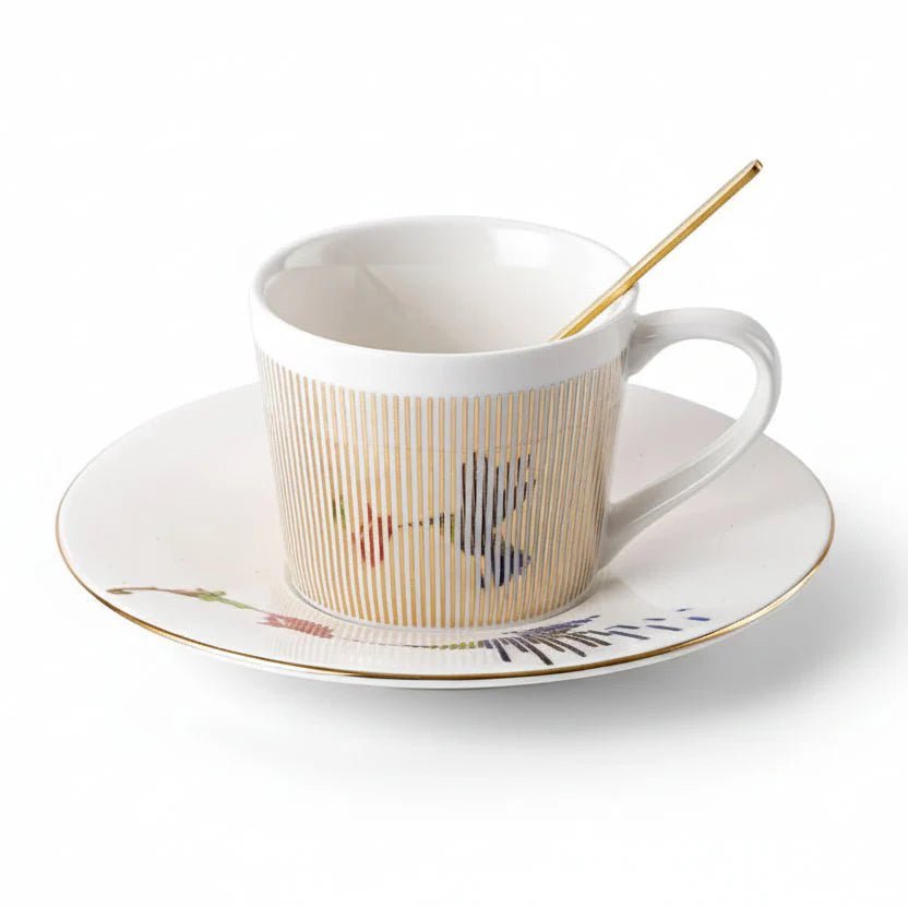 Luycho Anamorphic Mirror Reflection Cup | Locomotion Series Coffee & Tea Set - GiftMira