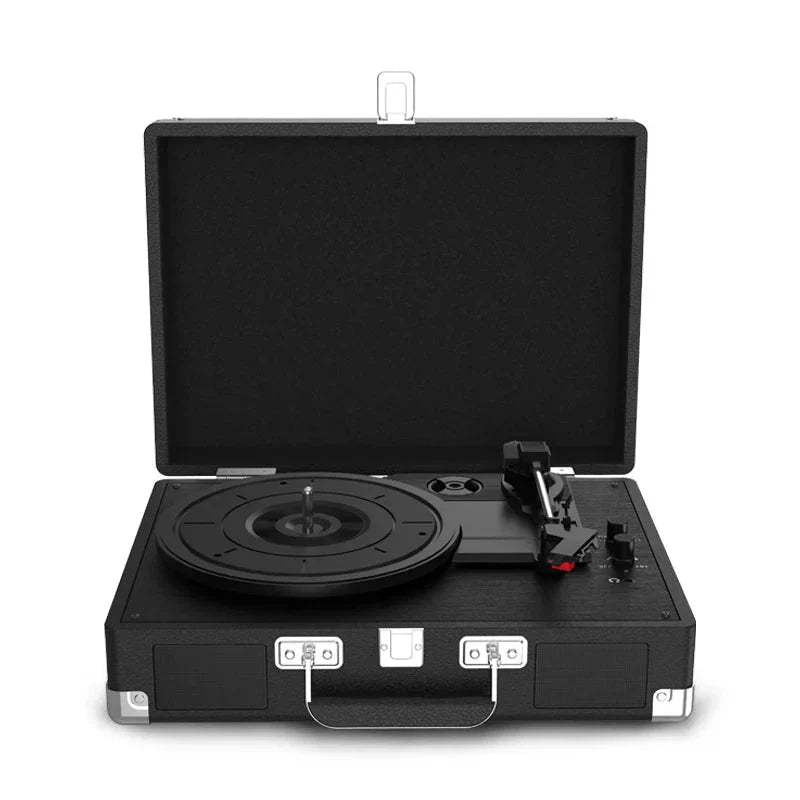 Maio Vintage Gramophone: Belt - Driven Turntable with Built - in Speakers - GiftMira