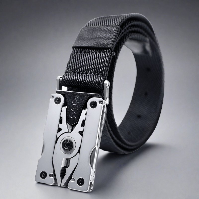 16 - in - 1 EDC Survival Multi - Tool Folding Belt – Tactical Camping Hiking Gift - GiftMira