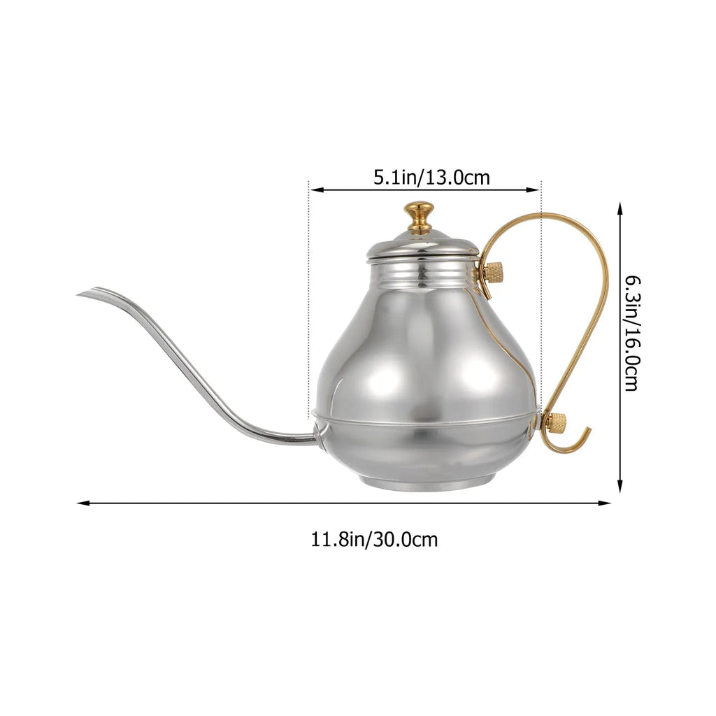 1.7L Professional Stainless Steel Office Kettle - 3000W Fast Boiling, 360° Swivel Base with Boil - Dry Protection & Limescale Filter - GiftMira