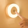 Rechargeable Touch Night Light Set of 3 - Magnetic Dimmable Puck Lamps