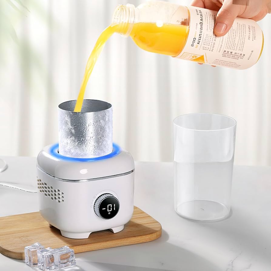 2-in-1 Electric Cooling Heating Beverage Cup with Mood Light - GiftMira