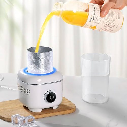 2-in-1 Electric Cooling Heating Beverage Cup with Mood Light - GiftMira