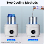 2-in-1 Electric Cooling Heating Beverage Cup with Mood Light - GiftMira