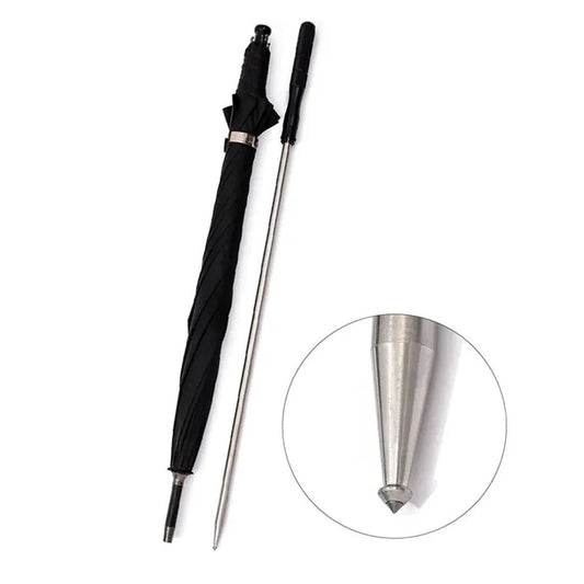2 - in - 1 Foldable Walking Stick & UV Protection Umbrella – Windproof Lightweight Design - GiftMira