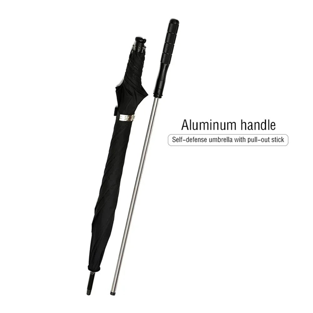 2 - in - 1 Foldable Walking Stick & UV Protection Umbrella – Windproof Lightweight Design - GiftMira