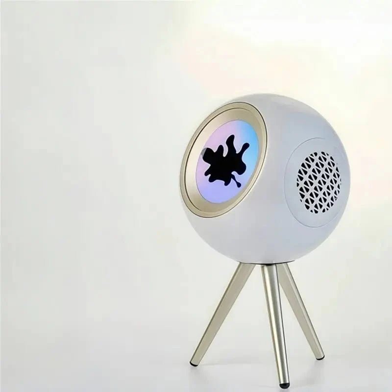 30W Bluetooth Speaker with Ferrofluid Music Rhythm Light, Magnetic Fluid Visual Display Lamp, Wireless Bass Speaker for Home & Desk Decor Gift - GiftMira
