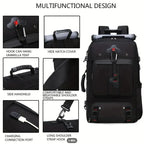 35L Convertible Travel Backpack Duffel – USB Port, Shoe Compartment, 15.6" Laptop Sleeve, Waterproof Carry - On - GiftMira