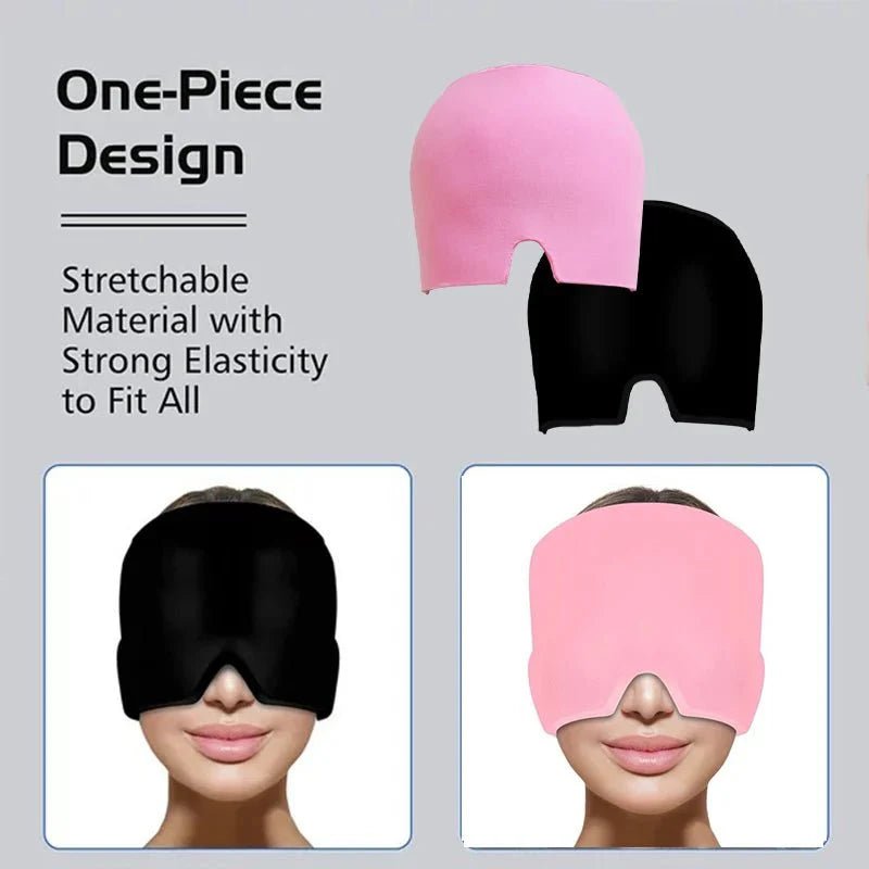 360° Cooling Gel Head Cap – Full Coverage Cold Compress Therapy Hat - GiftMira