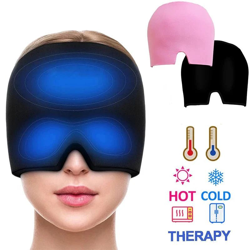 360° Cooling Gel Head Cap – Full Coverage Cold Compress Therapy Hat - GiftMira