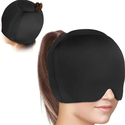 360° Cooling Gel Ice Cap – Full Head Cold Compress Hat with Elastic Top Coverage - GiftMira