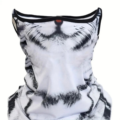 3D Cat Design Full Face Balaclava | Breathable Summer UV Sun Shield - GiftMira