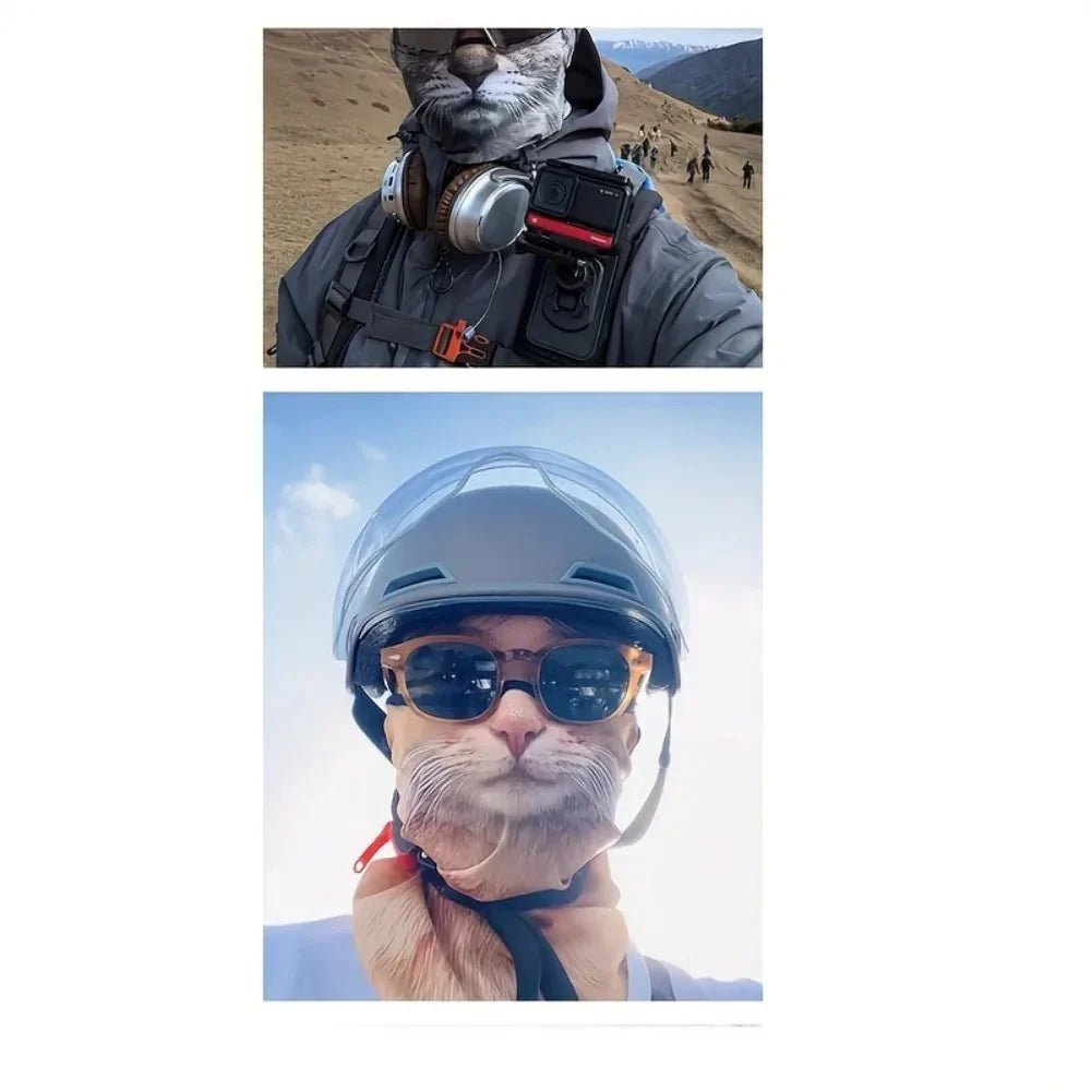 3D Cat Design Full Face Balaclava | Breathable Summer UV Sun Shield - GiftMira