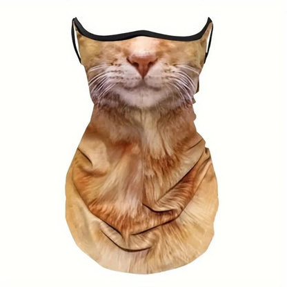 3D Cat Design Full Face Balaclava | Breathable Summer UV Sun Shield - GiftMira