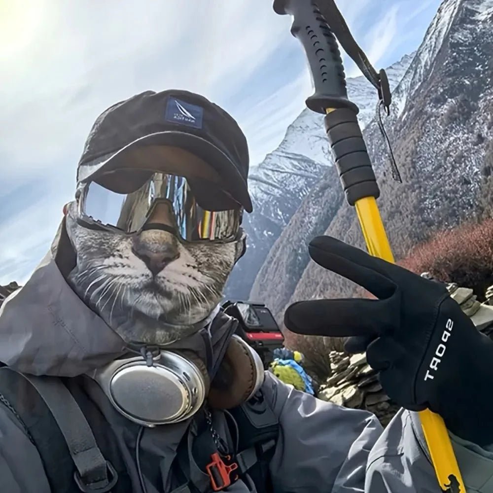 3D Cat Design Full Face Balaclava | Breathable Summer UV Sun Shield - GiftMira