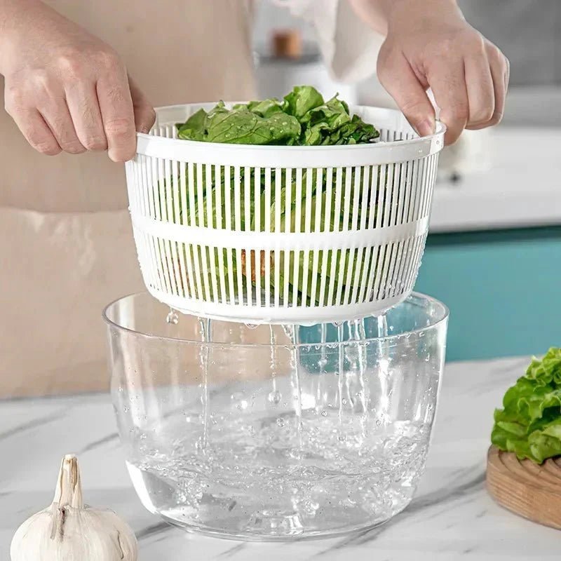 3L Multifunctional Salad Spinner – The All - in - One Freshness Station - GiftMira
