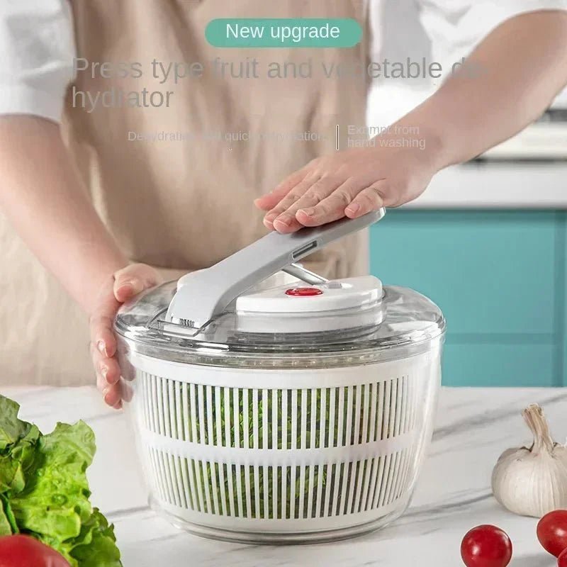 3L Multifunctional Salad Spinner – The All - in - One Freshness Station - GiftMira