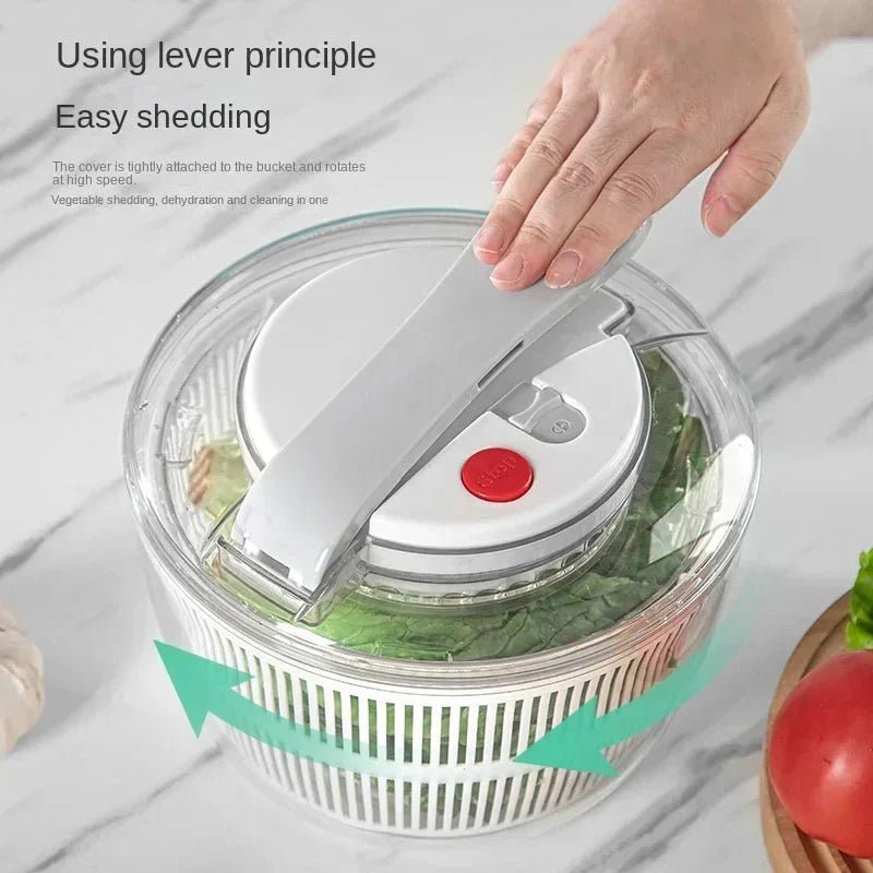 3L Multifunctional Salad Spinner – The All - in - One Freshness Station - GiftMira