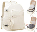 Vacuum Compression Travel Backpack with Built-in Pump — Expandable Water-Resistant Carry-On