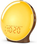 Sunrise Alarm Clock Wake-Up Light with Bluetooth Speaker & FM Radio — Dimmable Bedside Lamp