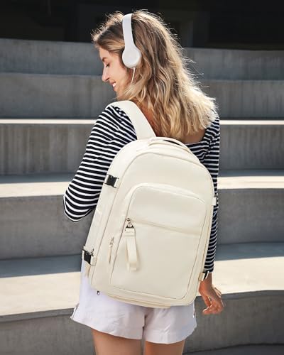 Vacuum Compression Travel Backpack with Built-in Pump — Expandable Water-Resistant Carry-On