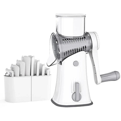 5 - in - 1 Professional Rotary Grater | Multi - Functional Kitchen Mandoline & Chopper (JT247) - GiftMira