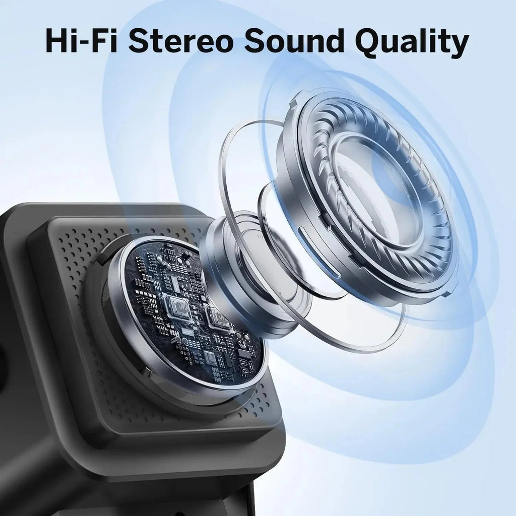 5 - in - 1 Wireless Bluetooth Speaker Phone Stand RGB Light Auto Induction Charger Portable Surround Sound - GiftMira