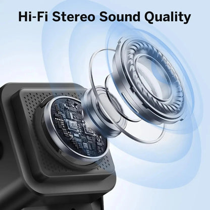5 - in - 1 Wireless Bluetooth Speaker Phone Stand RGB Light Auto Induction Charger Portable Surround Sound - GiftMira