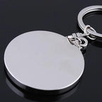 50 Years Perpetual Calendar Silver Alloy Keyring Keychain Key - fob Decoration - GiftMira
