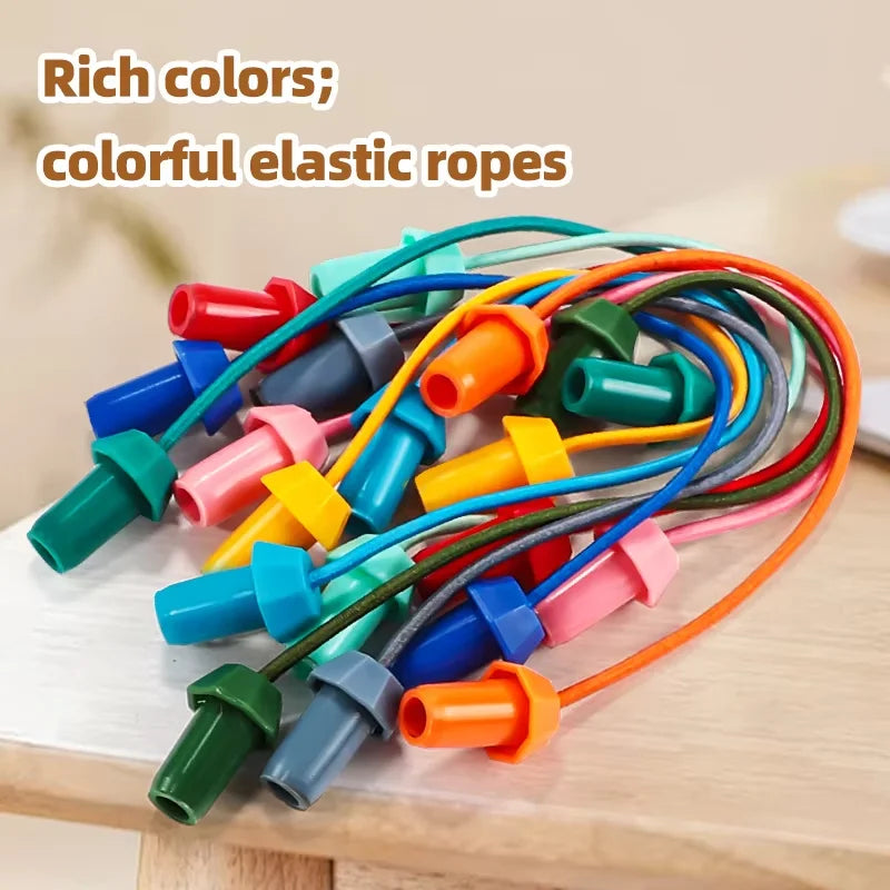 Rope Untangling Challenge Board Game - Two-Player Logic Puzzle for Kids