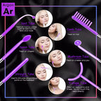 6 - in - 1 Facial Glow Wand – Touch Panel Argon & Neon Fusion Beauty Device - GiftMira