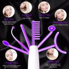6 - in - 1 Facial Glow Wand – Touch Panel Argon & Neon Fusion Beauty Device - GiftMira