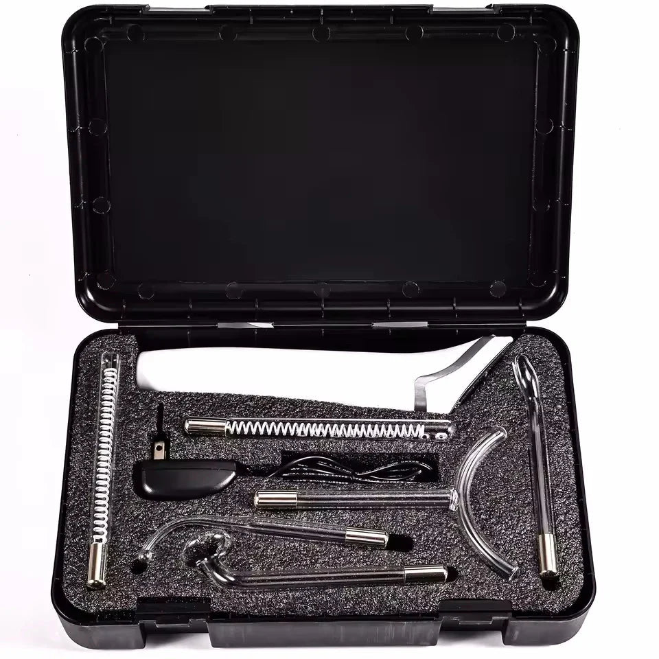 6 - in - 1 Facial Glow Wand – Touch Panel Argon & Neon Fusion Beauty Device - GiftMira