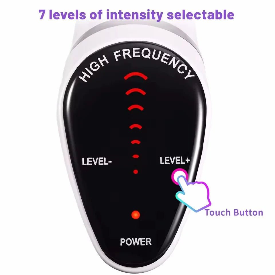 6 - in - 1 Facial Glow Wand – Touch Panel Argon & Neon Fusion Beauty Device - GiftMira