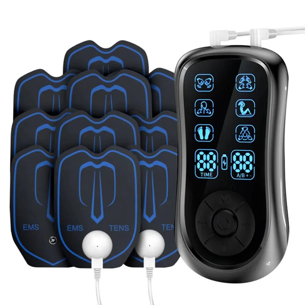 6 - Mode Rechargeable Electric Pulse Massager – Compact Portable Device - GiftMira
