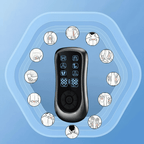 6 - Mode Rechargeable Electric Pulse Massager – Compact Portable Device - GiftMira