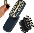 Tuning-Fork Magnetic Fidget Slider — Machined Metal EDC Desk Toy with Haptic Ping