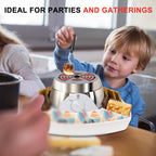 Flameless Electric S'mores Maker — Indoor Tabletop Marshmallow Roaster Kit with Forks & Trays