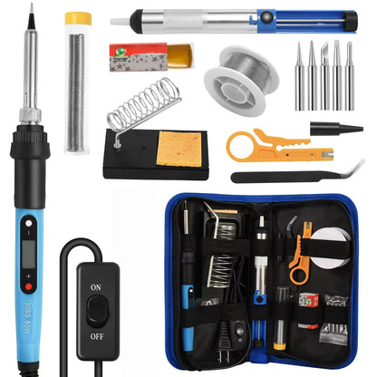 80W Digital Soldering Iron Kit – Precision Welding & Repair Tool - GiftMira