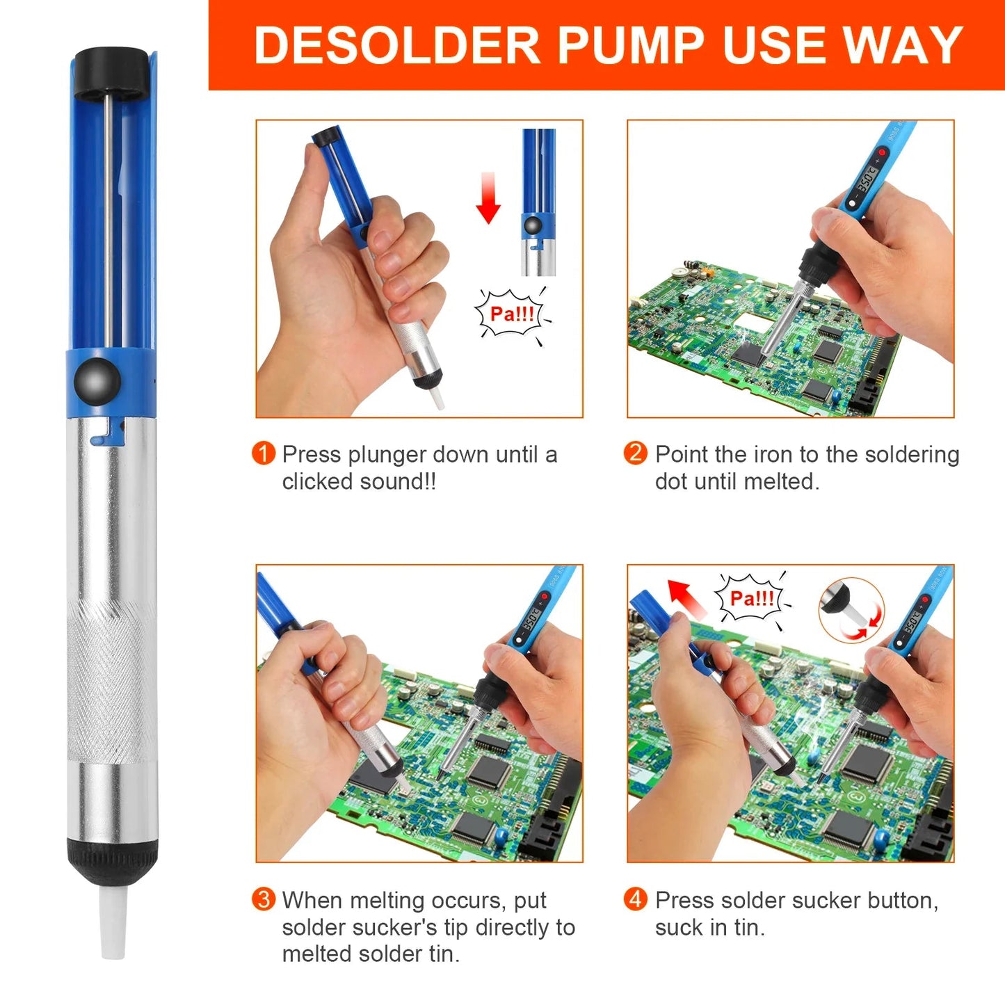 80W Digital Soldering Iron Kit – Precision Welding & Repair Tool - GiftMira