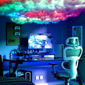 3D Thunder Cloud LED Lamp — Music-Sync Bluetooth Ceiling Light with Multicolor Lightning Effect