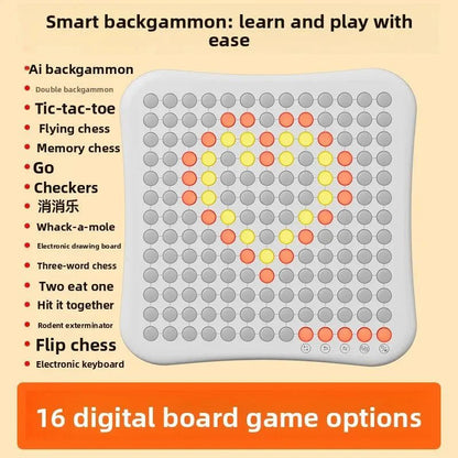 9 - in - 1 AI Smart Chess Set - Electronic Strategy Board with Battle Mode - Interactive Go, Gomoku & Flying Chess - GiftMira