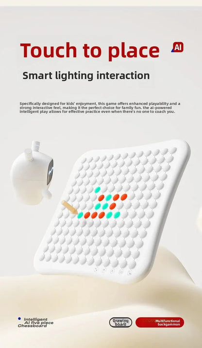 9 - in - 1 AI Smart Chess Set - Electronic Strategy Board with Battle Mode - Interactive Go, Gomoku & Flying Chess - GiftMira