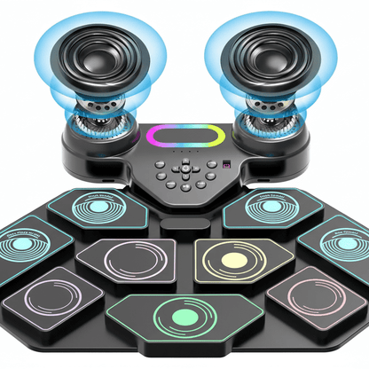 9 - Pad Portable Smart Electronic Drum Kit - GiftMira