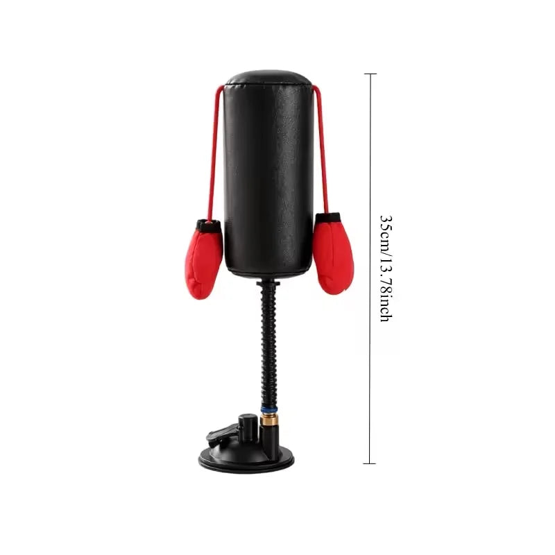 Cat Boxing Toy - Suction Cup Punching Bag with Soft Gloves for Indoor Cats - view 1