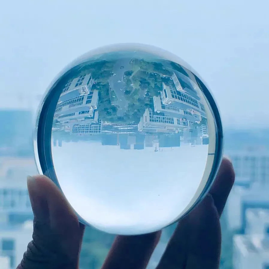 Crystal Lens Ball for Photography - K9 Clear Glass Sphere, 30, 60 and 80 mm - gallery 4