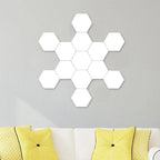 Hexagon LED Wall Light Panels Set of 5 - Touch Modular Magne - 2