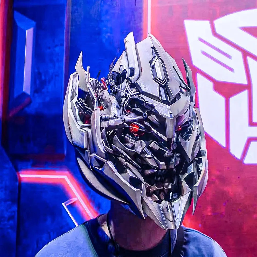 Megatron Bumblebee Transformers Voice Control Cosplay Helmet